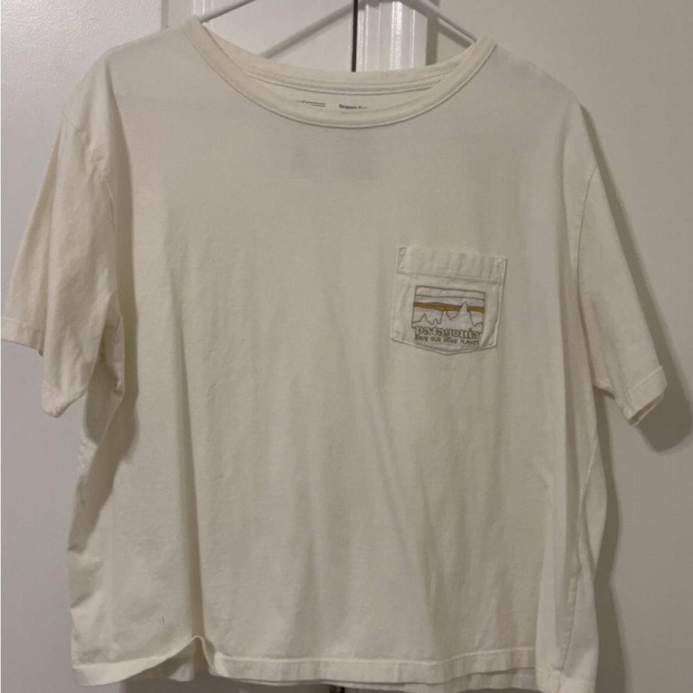 Patagonia Organic Cotton Cream Tee